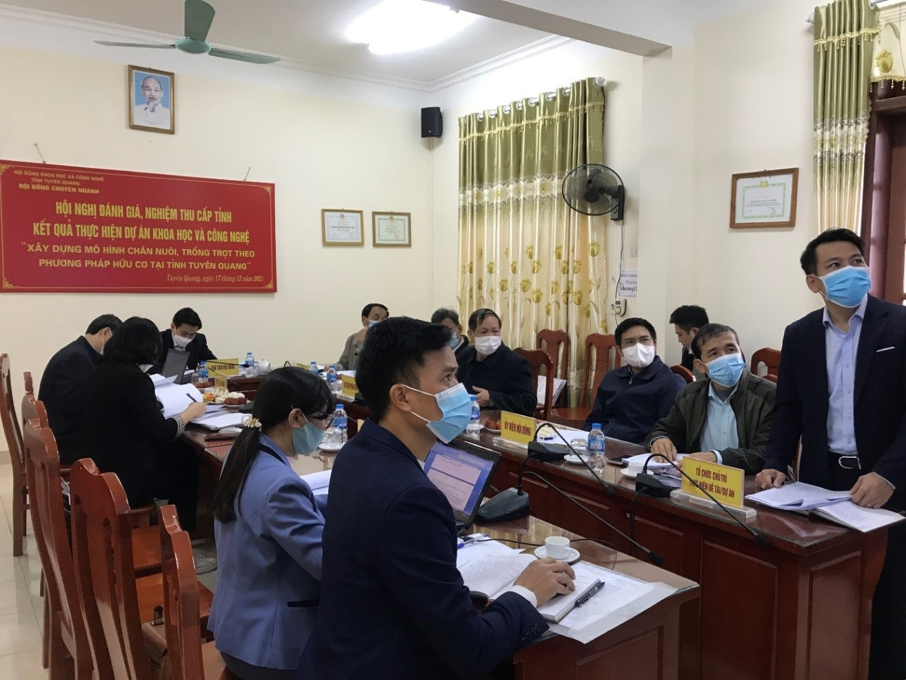 Đánh giá, nghiệm thu cấp tỉnh kết quả thực hiện Dự án “Xây dựng mô hình chăn nuôi, trồng trọt theo phương pháp hữu cơ tại tỉnh Tuyên Quang”